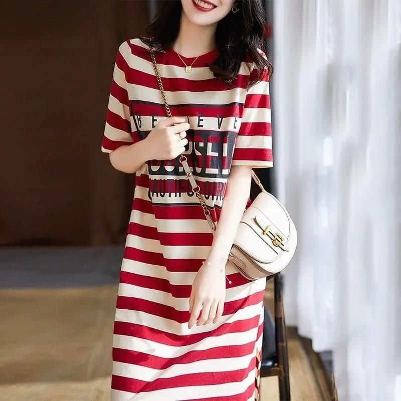 Vestido Camiseta Midi Veron