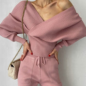 Conjunto Suéter e Calça Tricot Feminino Sacha