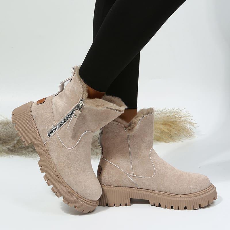Bota Cano Curto Forrada Feminina Padded