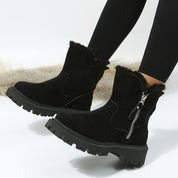 Bota Cano Curto Forrada Feminina Padded