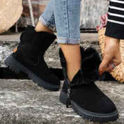 Bota Cano Curto Forrada Feminina Padded
