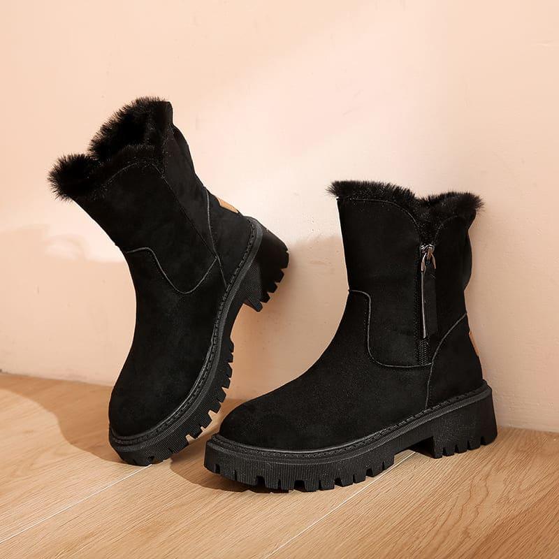 Bota Cano Curto Forrada Feminina Padded