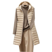 Colete Feminino Alongado Puffer Fashion