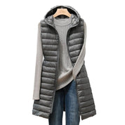 Colete Feminino Alongado Puffer Fashion