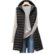 Colete Feminino Alongado Puffer Fashion
