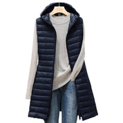 Colete Feminino Alongado Puffer Fashion