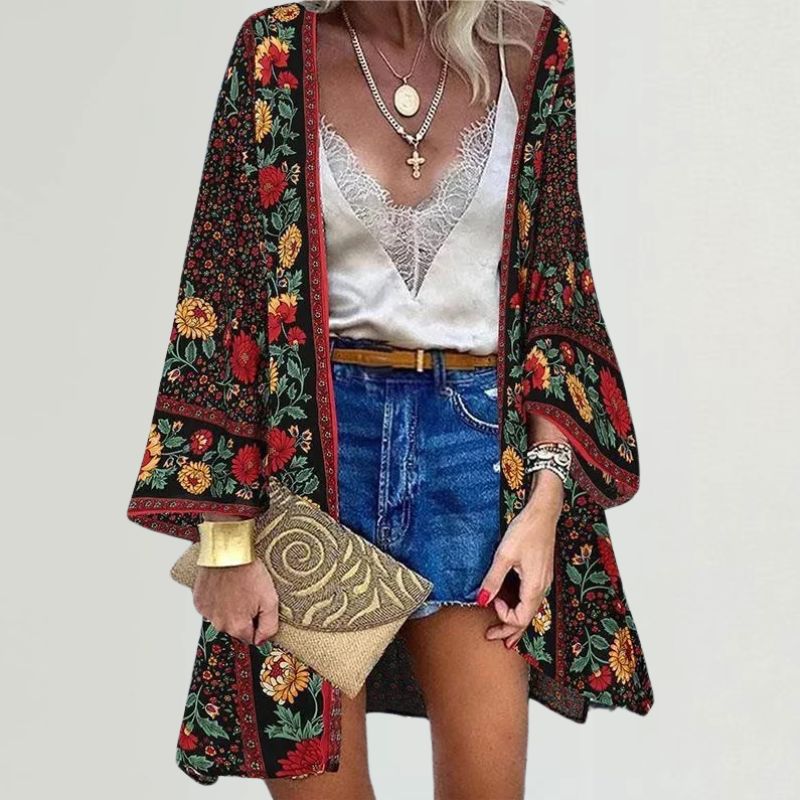 Kimono Feminino Manga 3/4 Ruth