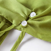 Vestido Longo de Festa Halter Enrolado