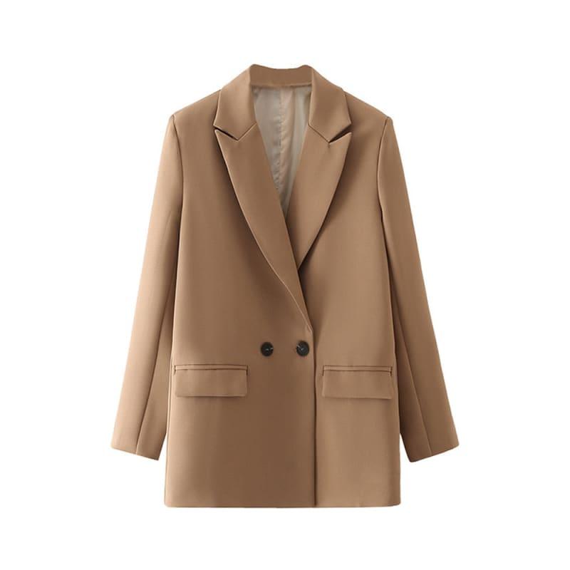 Blazer Feminino Alfaiataria Alongado Elegance