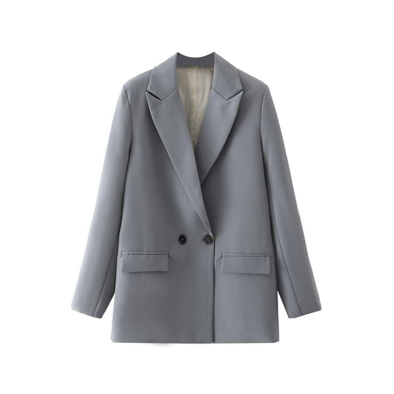 Blazer Feminino Alfaiataria Alongado Elegance