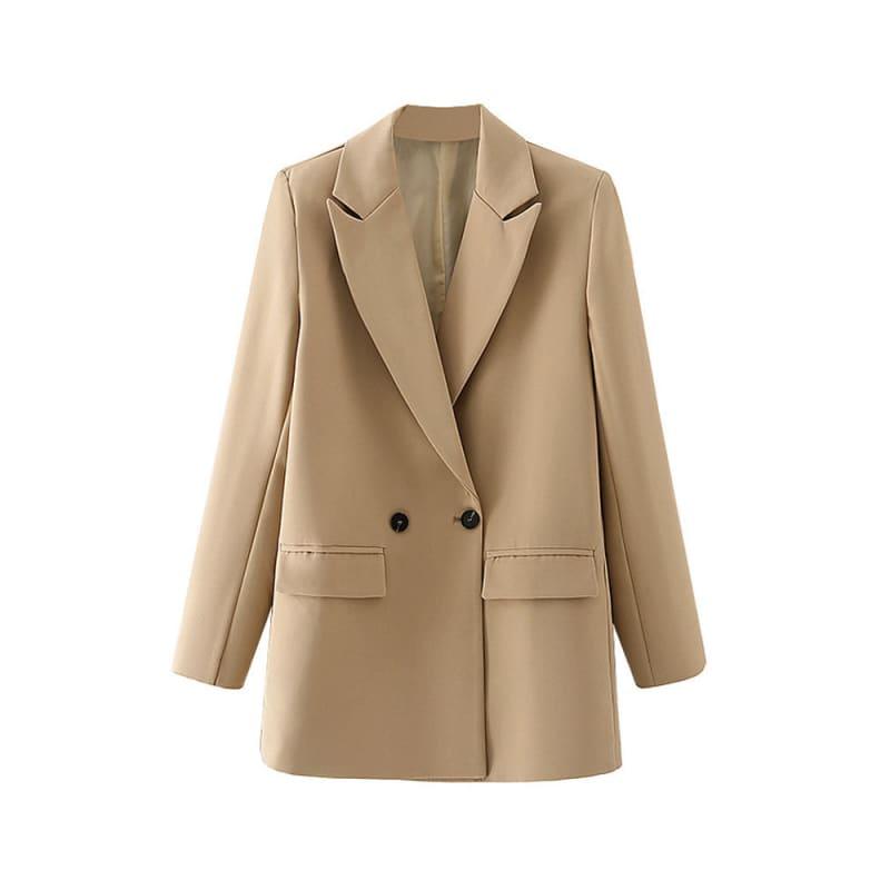 Blazer Feminino Alfaiataria Alongado Elegance