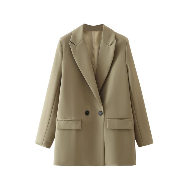 Blazer Feminino Alfaiataria Alongado Elegance