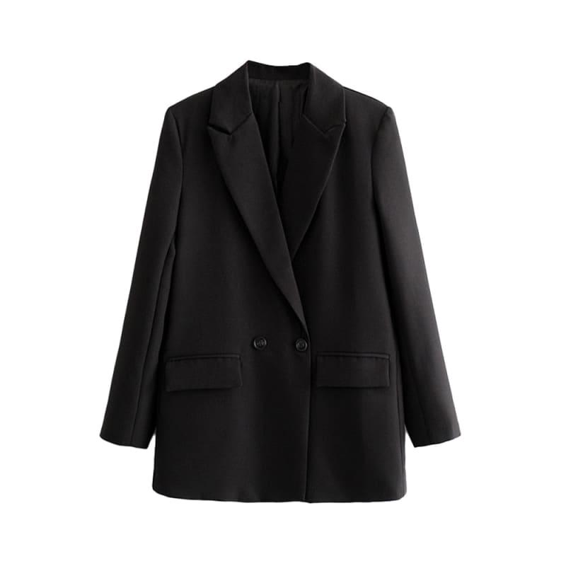 Blazer Feminino Alfaiataria Alongado Elegance
