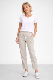 Calça Feminina De Algodão Manu