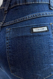 Calça Jeans Feminina Reta Cintura Alta Tais