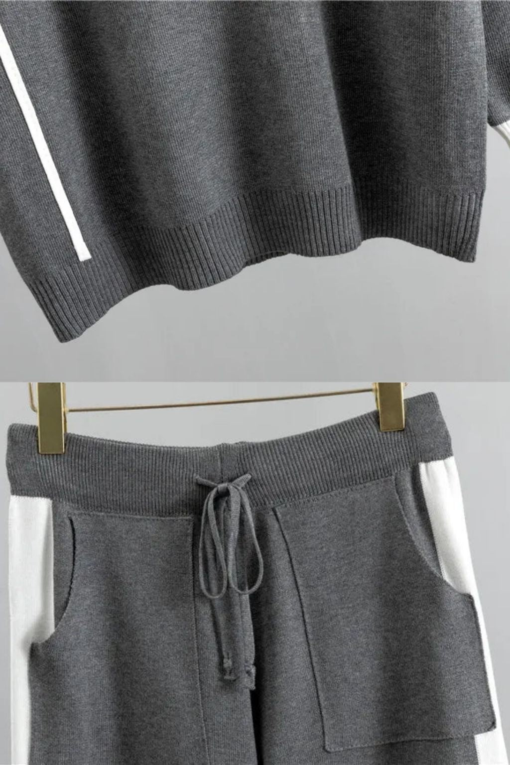 Conjunto Feminino Calça e Blusa Tricot Jake