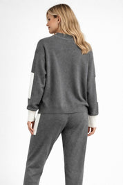 Conjunto Feminino Calça e Blusa Tricot Jake