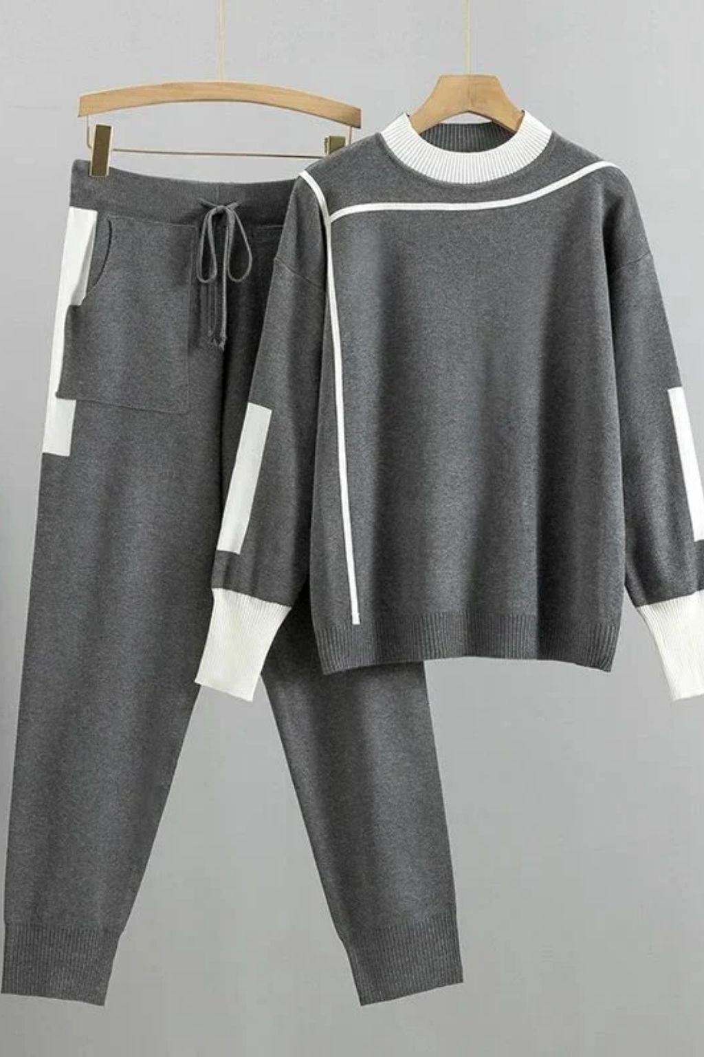Conjunto Feminino Calça e Blusa Tricot Jake