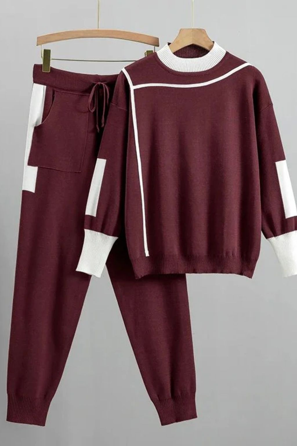 Conjunto Feminino Calça e Blusa Tricot Jake