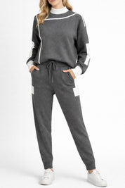 Conjunto Feminino Calça e Blusa Tricot Jake
