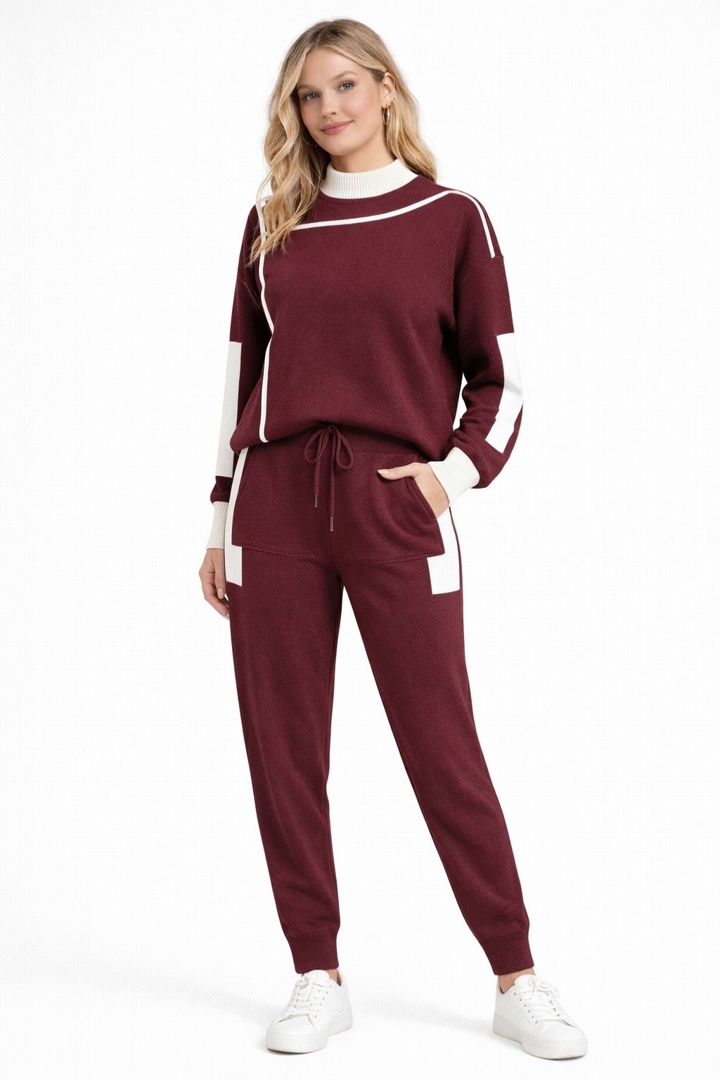 Conjunto Feminino Calça e Blusa Tricot Jake