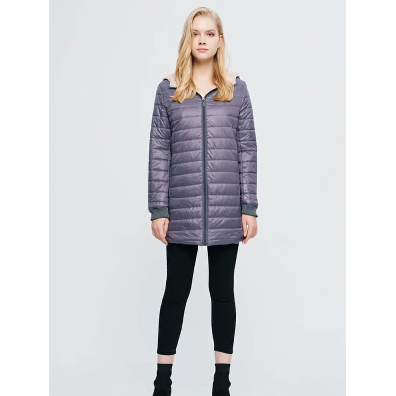Jaqueta Puffer Feminina Forrada Cute