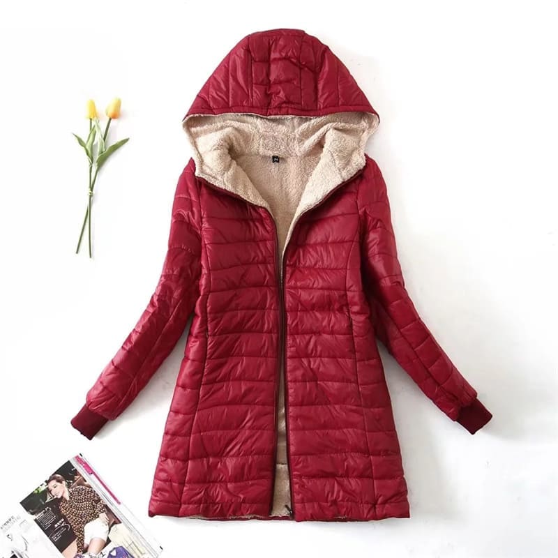 Jaqueta Puffer Feminina Forrada Cute