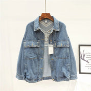 Jaqueta Jeans Feminina Com Franjas Country