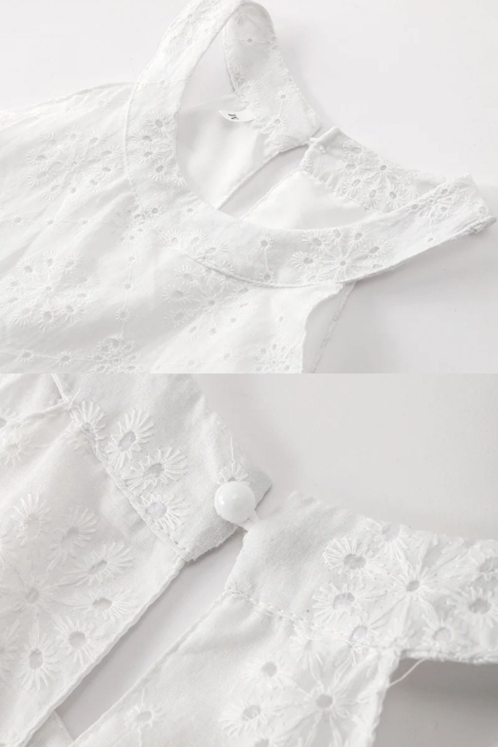 Vestido Curto Branco Laise Forrado Marilene