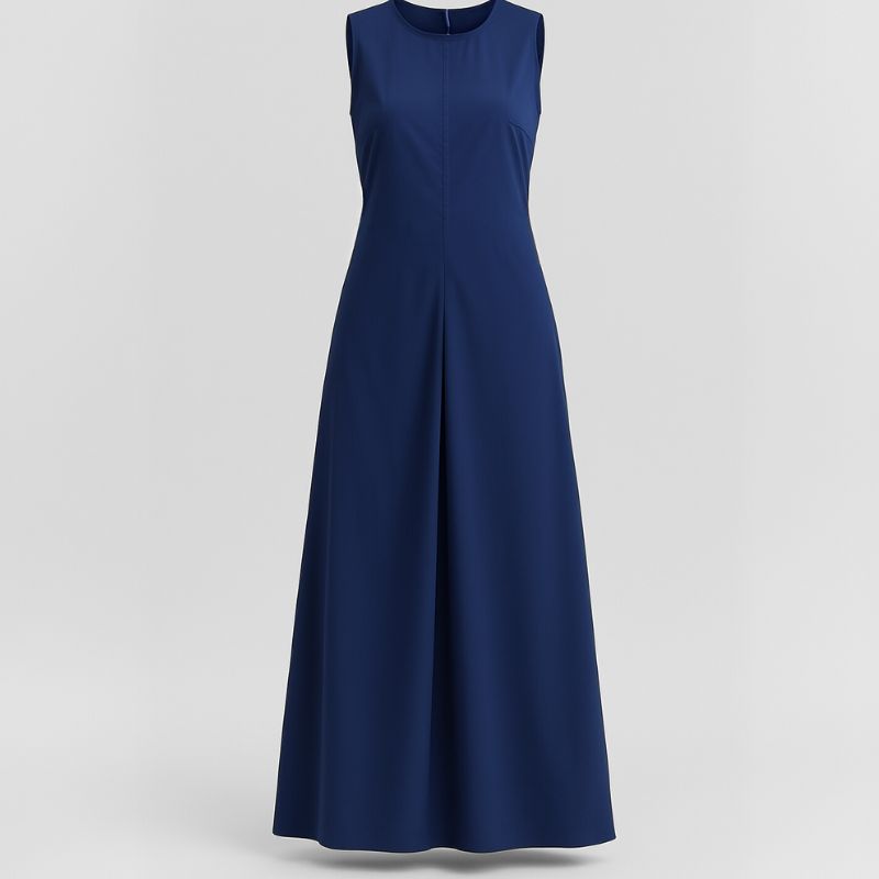 Vestido Longo Tricoline Andressa