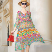 Vestido Midi Elegante Fernanda