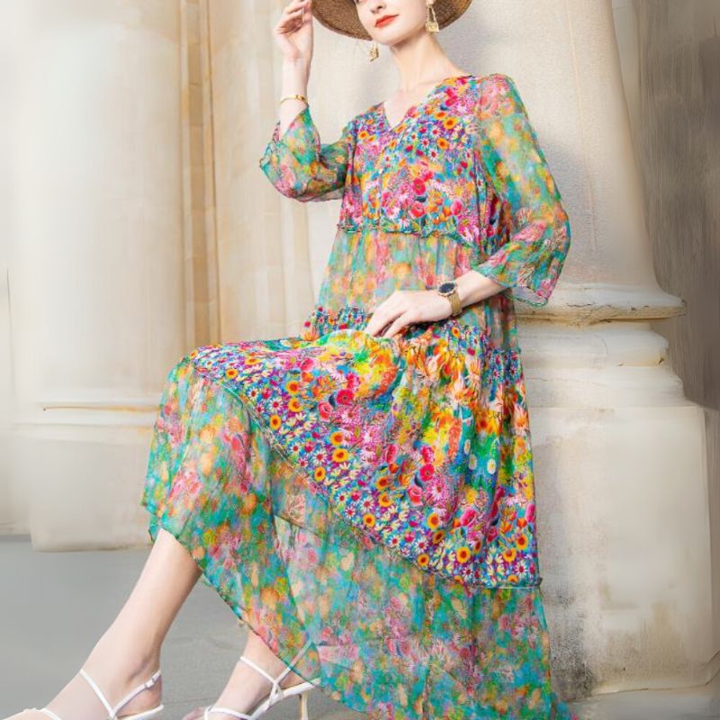 Vestido Midi Elegante Fernanda